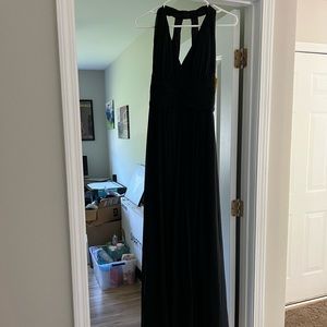Dessy Collection black bridesmaid dress. Never worn